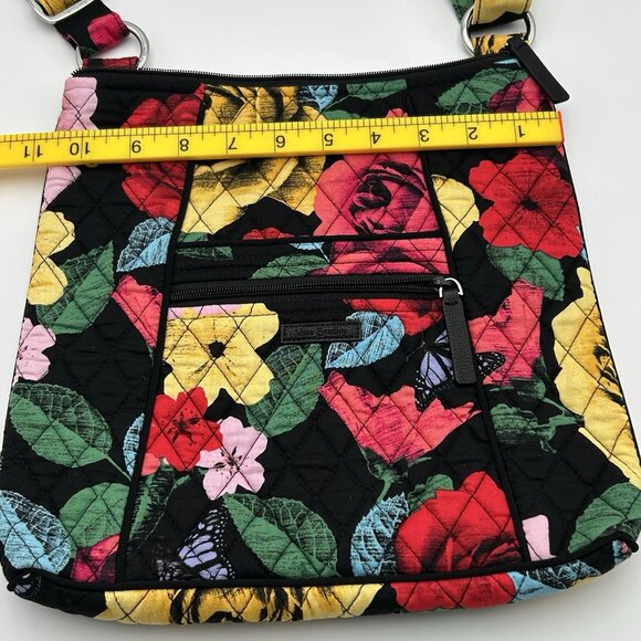 VERA BRADLEY Havana Rose Crossbody Bag Floral Multicolor Adjustable Strap - Picture 11 of 14
